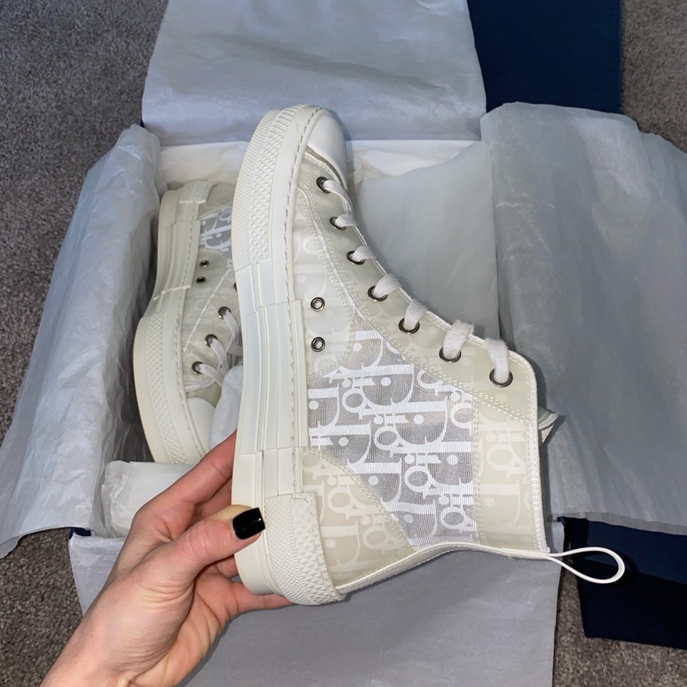 Mens Dior B23 High Top Sneakers size 39 - Picture 6 of 14